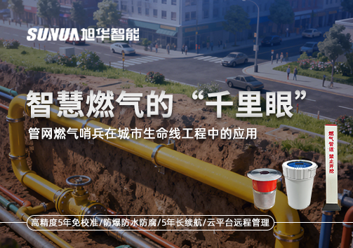 智慧燃气的“千里眼”：管网燃气哨兵在城市生命线工程中的应用